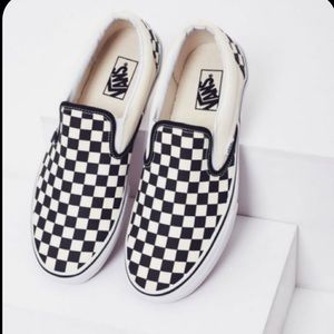 Checkered Vans